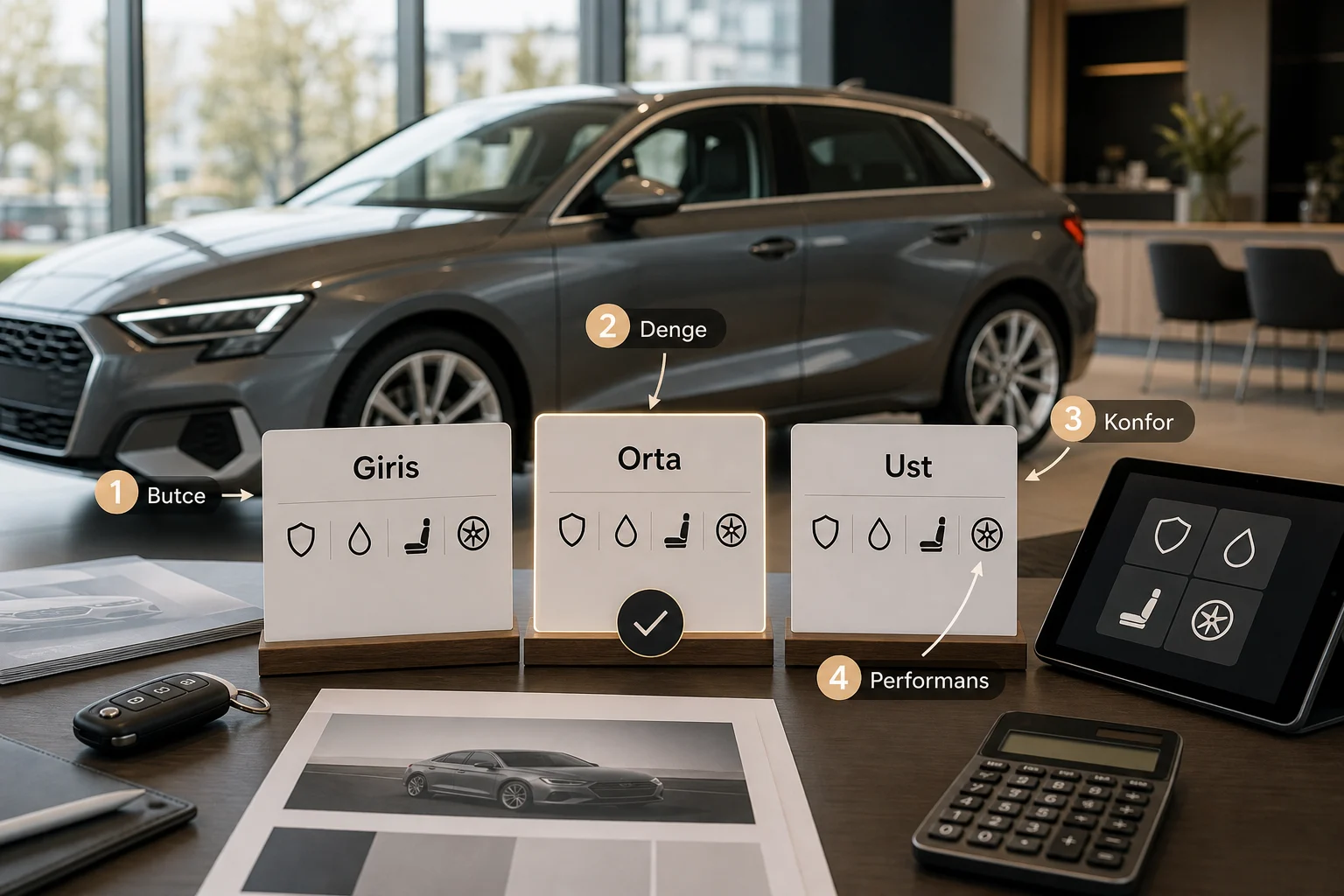 İnfografik: Audi A3 paket sıralaması: kısa cevap ve en mantıklı seçim - Audi A3 Paket Sıralaması: Hangi Paket Alınmalı?