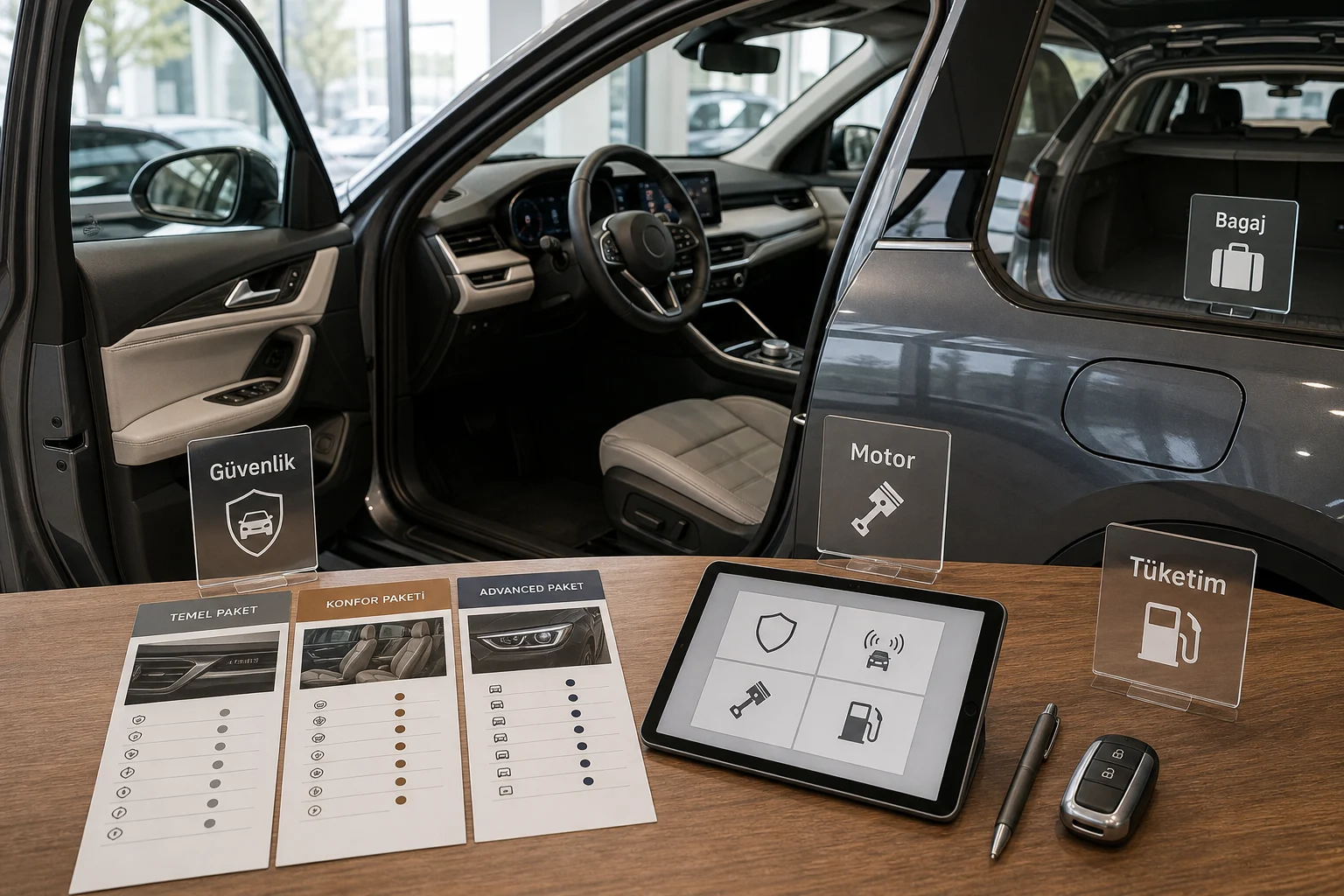 İnfografik: BMW X1 teknik özellikler ve güvenlik donanımları - BMW X1 Paket Sıralaması: Hangi Paket Alınmalı?