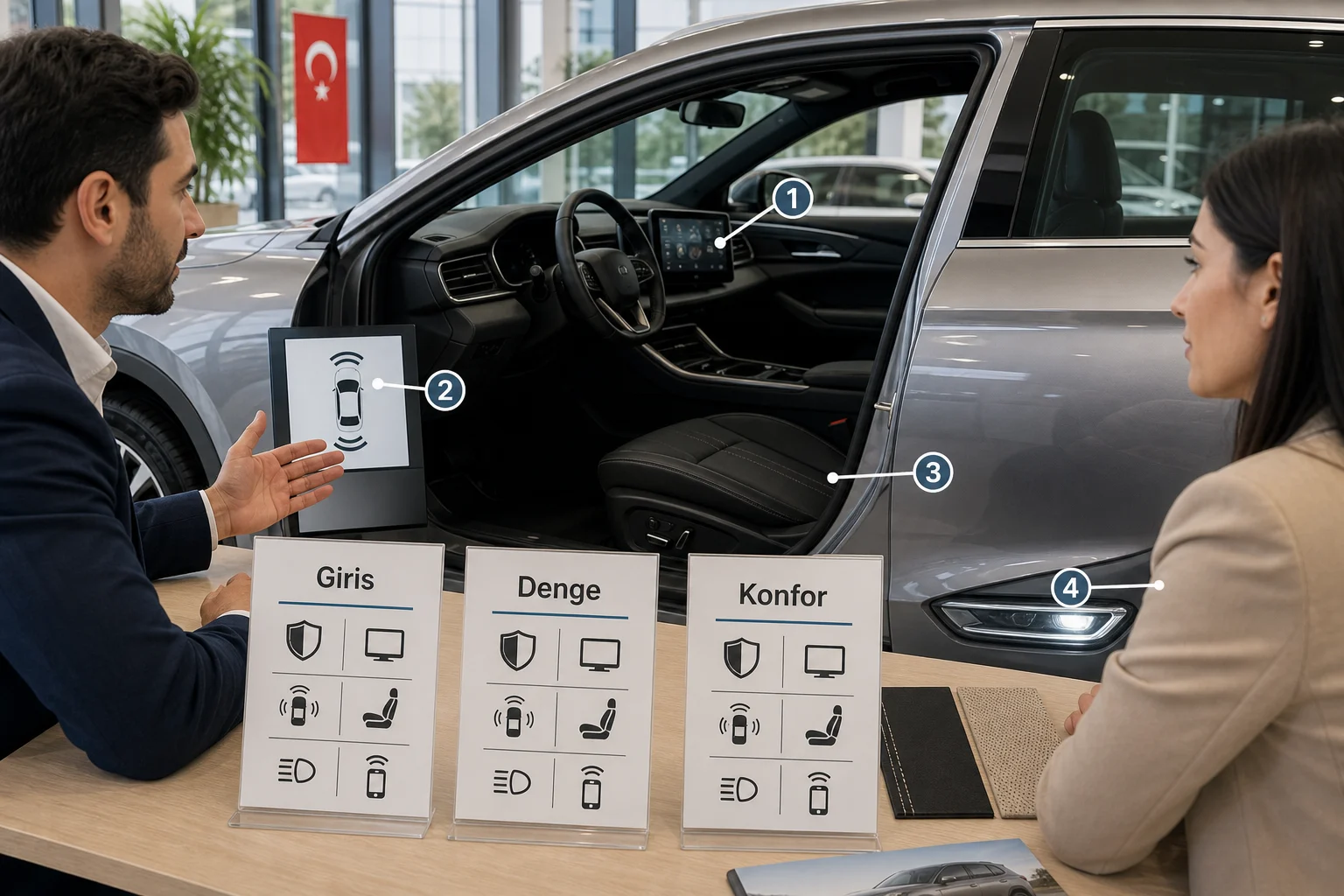 İnfografik: BYD Seal U paket farkları: Giriş paket, Orta paket, Üst paket - BYD Seal U Paket Sıralaması: Hangi Paket Alınmalı?