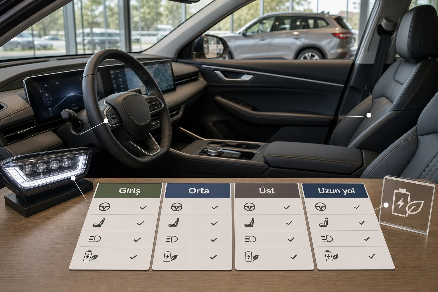 İnfografik: BYD Seal U hangi paket kime uygun? karar matrisi - BYD Seal U Paket Sıralaması: Hangi Paket Alınmalı?