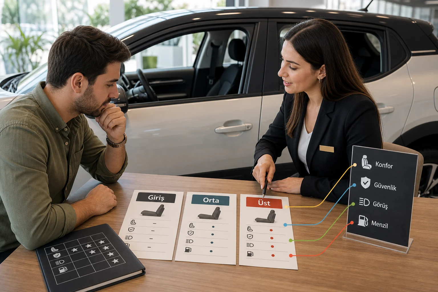 İnfografik: Citroen C3 hangi paket kime uygun? karar matrisi - Citroen C3 Paket Sıralaması: Hangi Donanım Paketi Mantıklı?