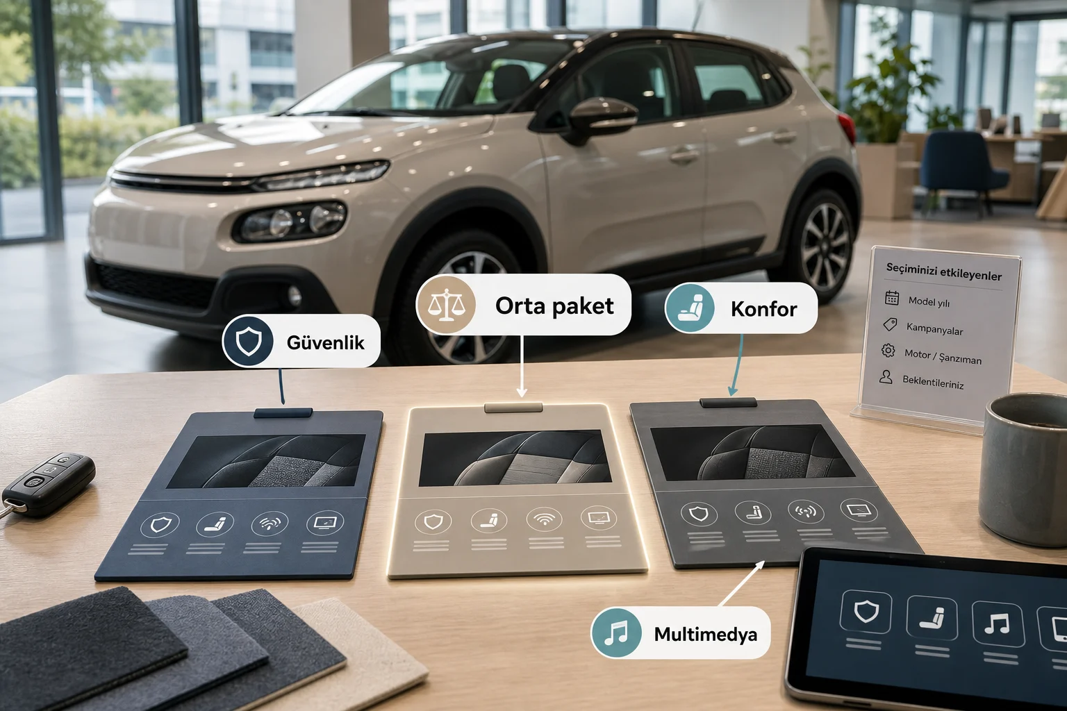 İnfografik: C3 için en mantıklı paket hangisi? - Citroen C3 Paket Sıralaması: Hangi Donanım Paketi Mantıklı?