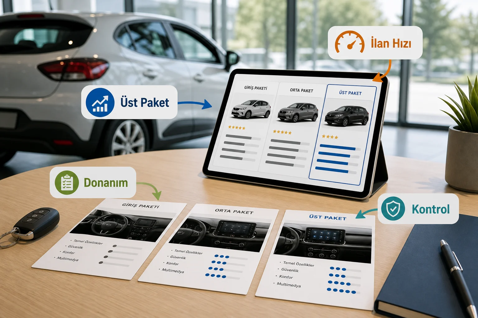 İnfografik: Üst paket ikinci elde daha avantajlı mı? - Citroen C3 Paket Sıralaması: Hangi Donanım Paketi Mantıklı?