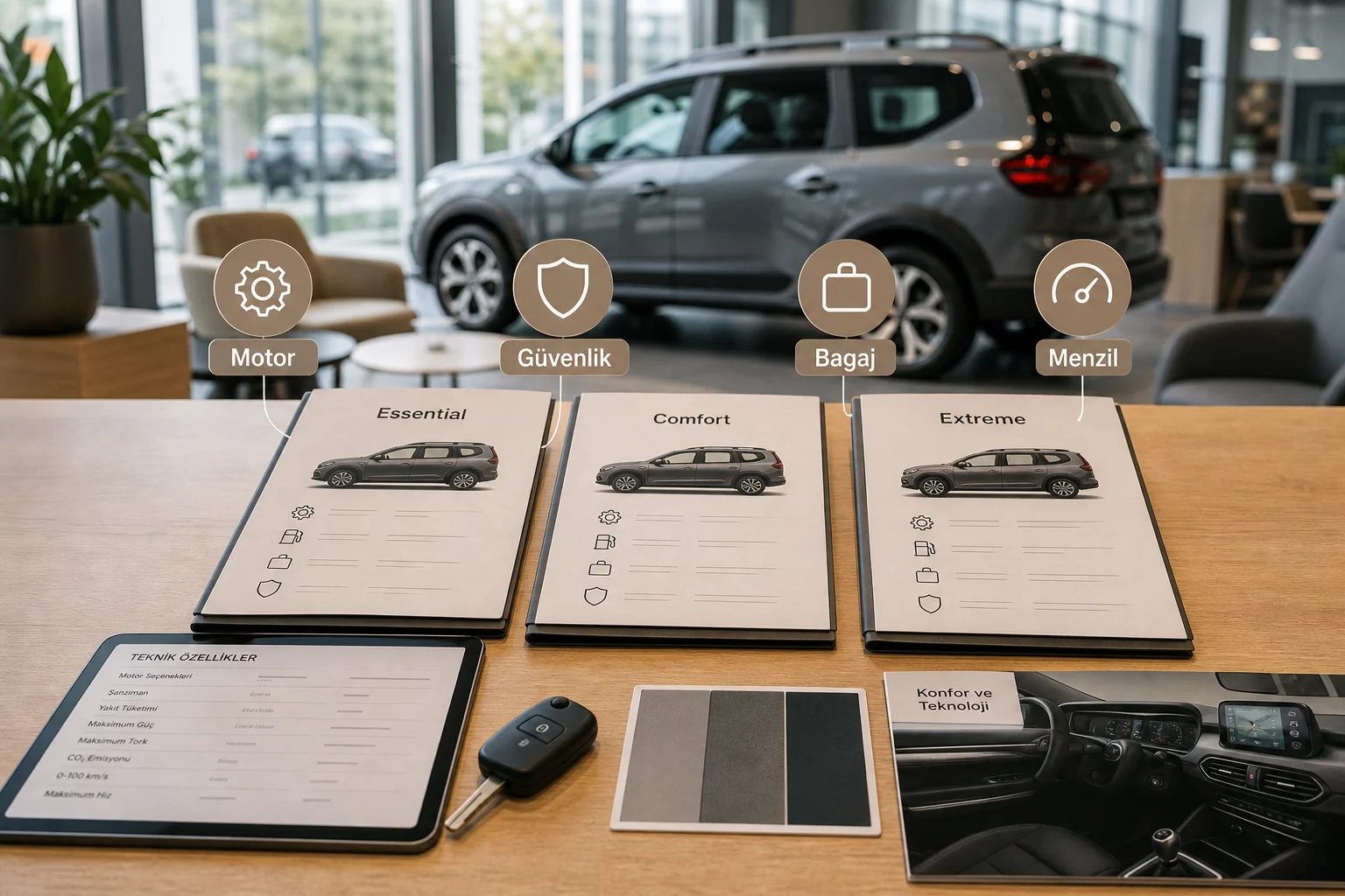 İnfografik: Dacia Jogger teknik özellikler ve güvenlik donanımları - Dacia Jogger Paket Sıralaması: Hangi Donanım Paketi Mantıklı?