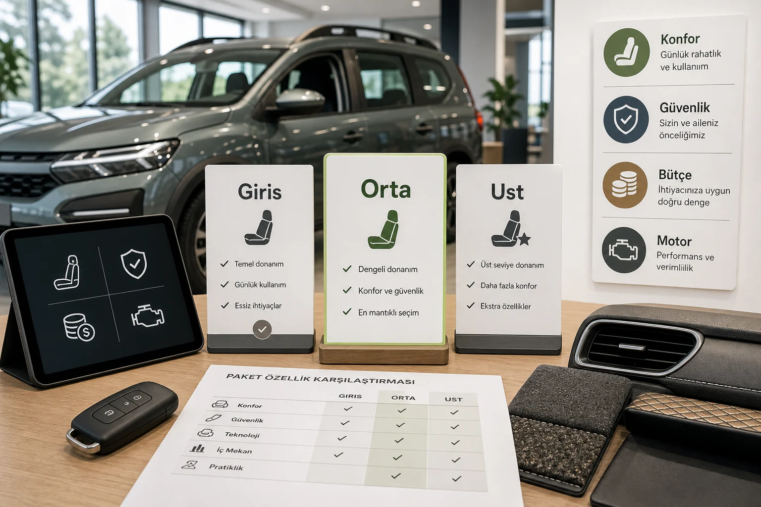 İnfografik: Jogger için en mantıklı paket hangisi? - Dacia Jogger Paket Sıralaması: Hangi Donanım Paketi Mantıklı?