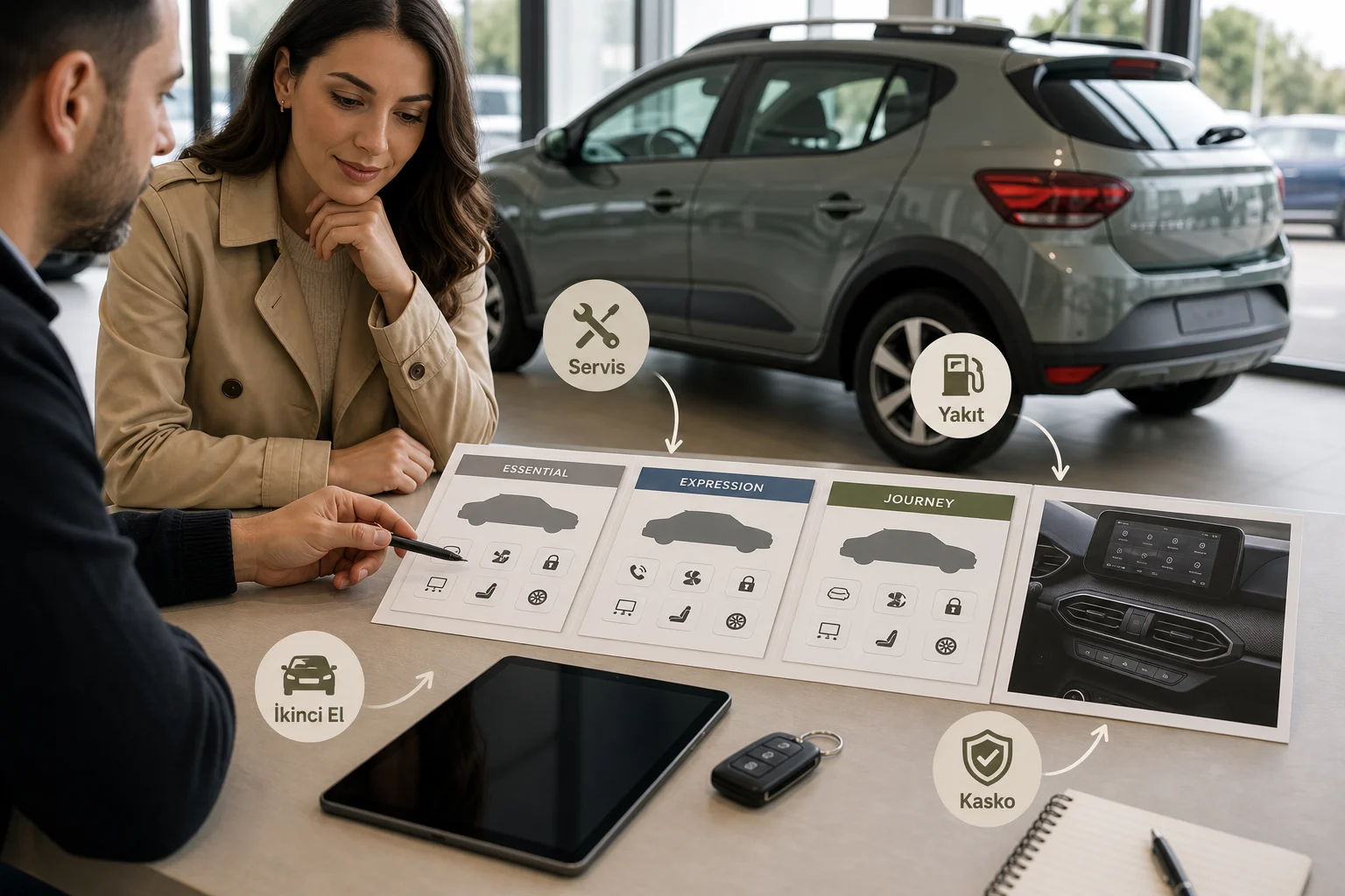 İnfografik: Dacia Sandero Stepway Türkiye pazarı, segmenti ve rakipleri - Dacia Sandero Stepway Paket Sıralaması: Hangi Donanım Paketi Mantıklı?