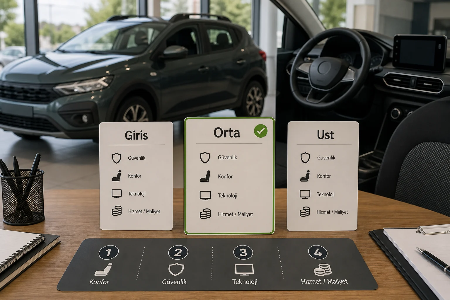 İnfografik: Dacia Sandero Stepway kronik sorunlar, artılar ve eksiler - Dacia Sandero Stepway Paket Sıralaması: Hangi Donanım Paketi Mantıklı?