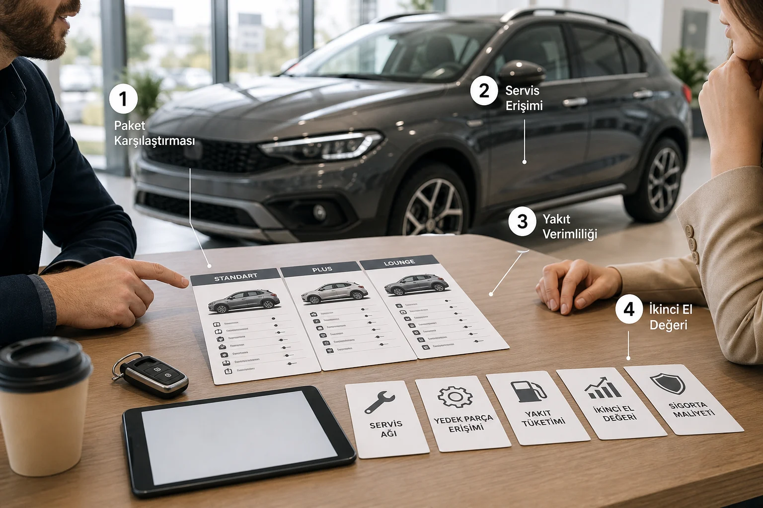 İnfografik: Fiat Egea Cross Türkiye pazarı, segmenti ve rakipleri - Fiat Egea Cross Paket Sıralaması: Hangi Donanım Paketi Mantıklı?