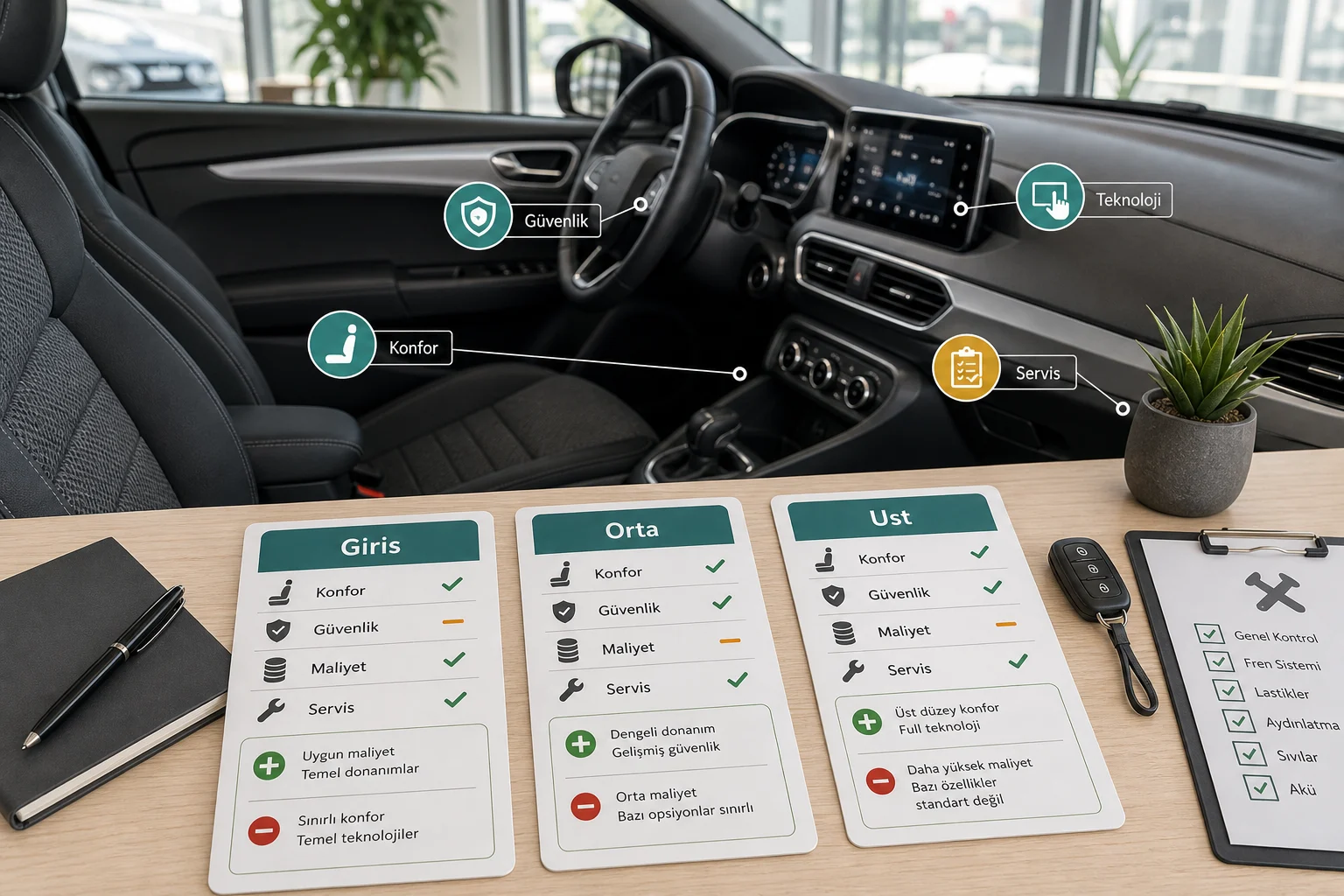 İnfografik: Fiat Egea Cross kronik sorunlar, artılar ve eksiler - Fiat Egea Cross Paket Sıralaması: Hangi Donanım Paketi Mantıklı?