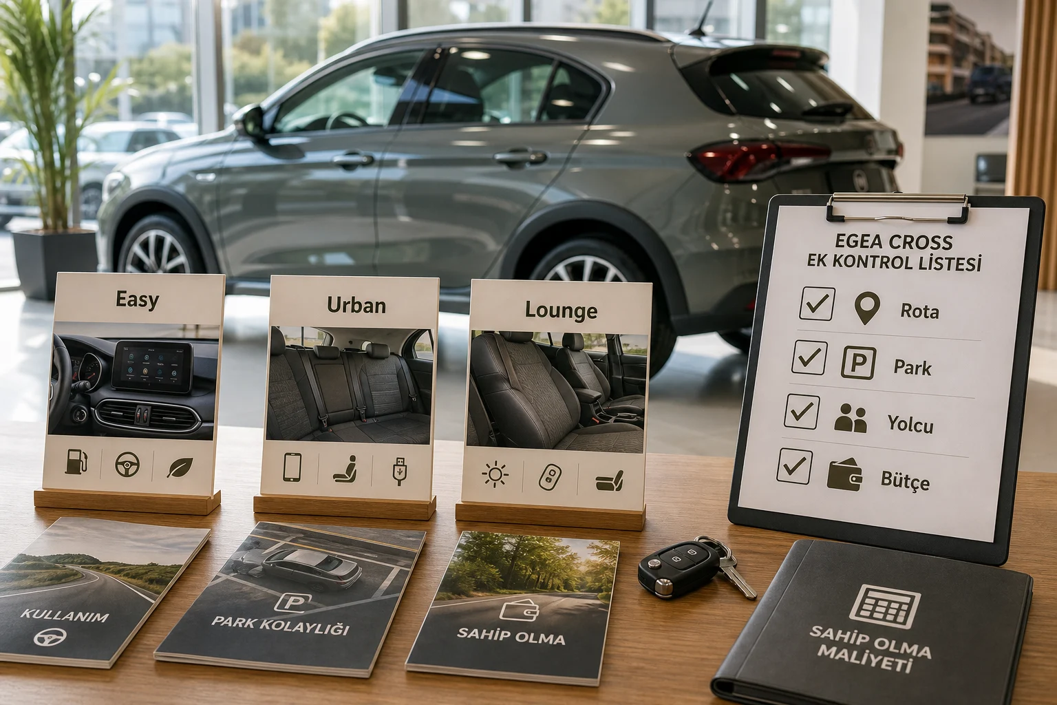 İnfografik: Egea Cross paket sıralaması için ek kontrol listesi - Fiat Egea Cross Paket Sıralaması: Hangi Donanım Paketi Mantıklı?
