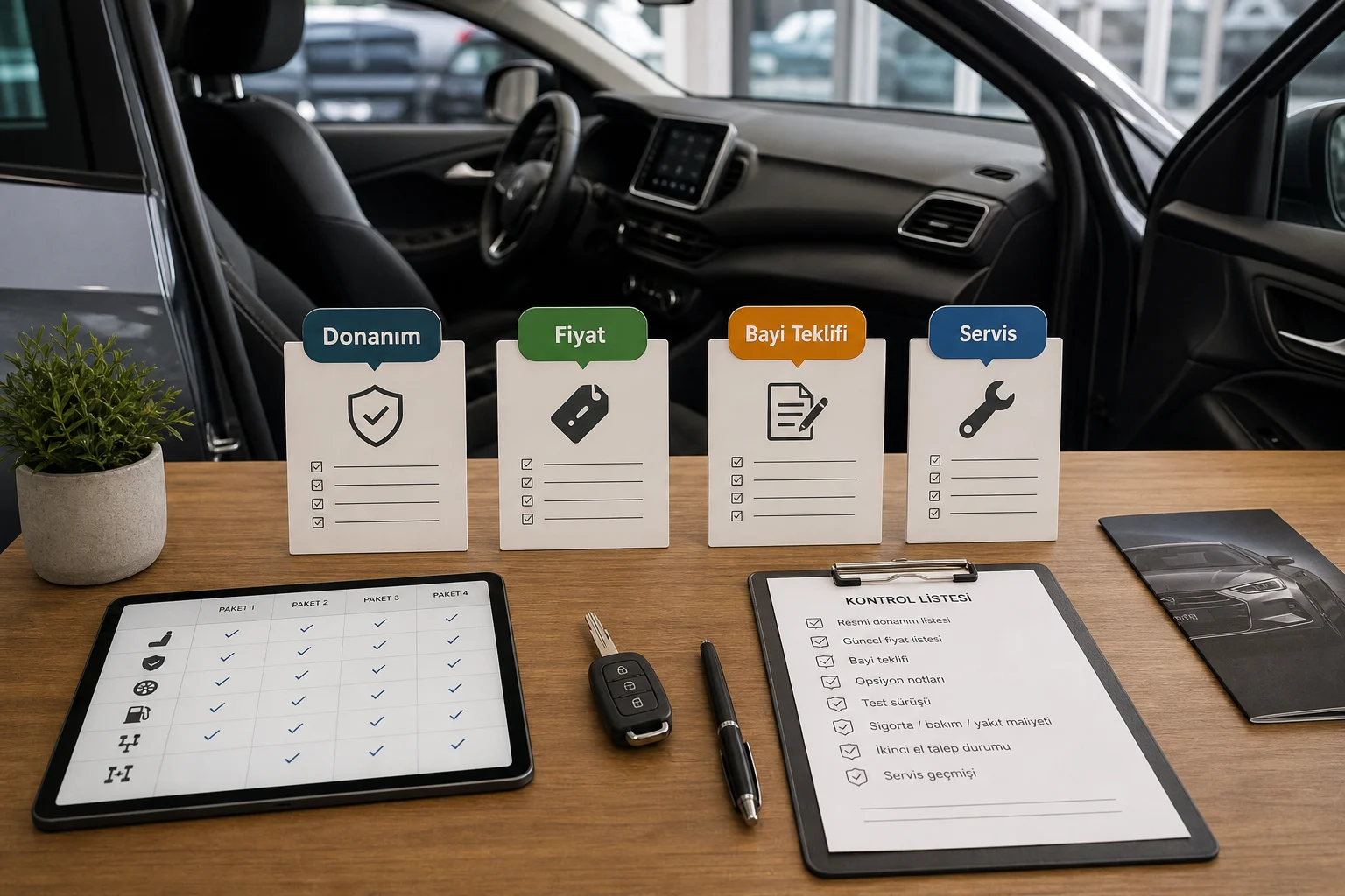 İnfografik: Ford Focus güncel donanım listesi kontrolü - Ford Focus Paket Sıralaması: Hangi Donanım Paketi Mantıklı?