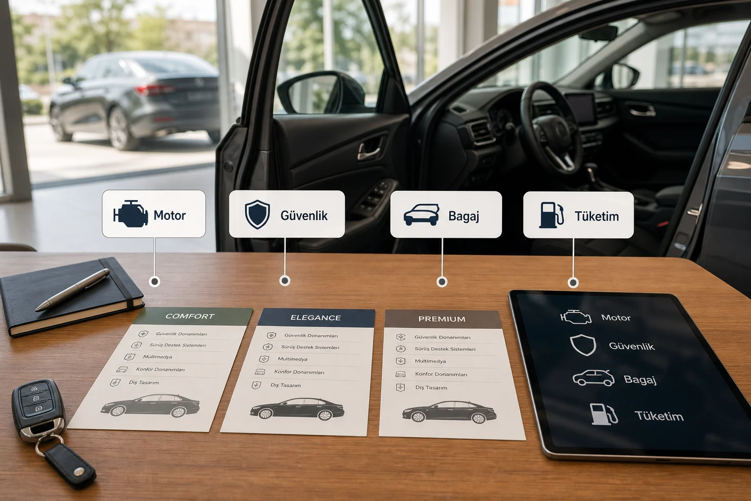 İnfografik: Honda Civic teknik özellikler ve güvenlik donanımları - Honda Civic Paket Sıralaması: Hangi Paket Alınmalı?
