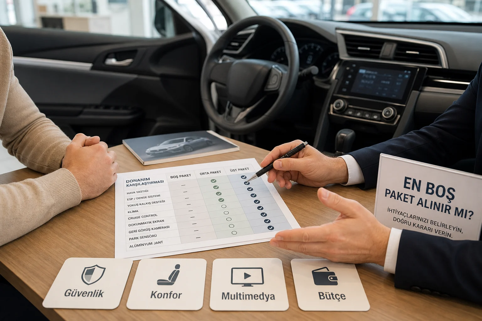 İnfografik: En boş paket alınır mı? - Honda Civic Paket Sıralaması: Hangi Paket Alınmalı?