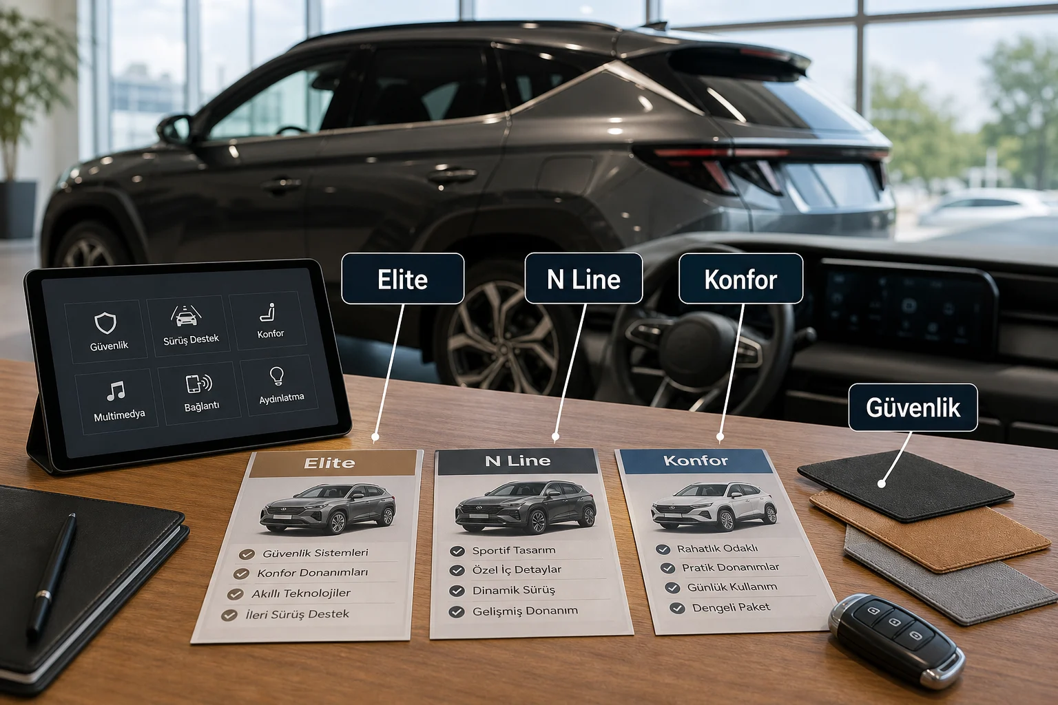 İnfografik: Hyundai Tucson paket sıralaması: kısa cevap ve en mantıklı seçim - Hyundai Tucson Paket Sıralaması: Hangi Paket Alınmalı?