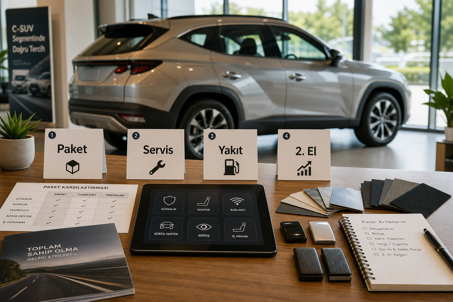 İnfografik: Hyundai Tucson Türkiye pazarı, segmenti ve rakipleri - Hyundai Tucson Paket Sıralaması: Hangi Paket Alınmalı?