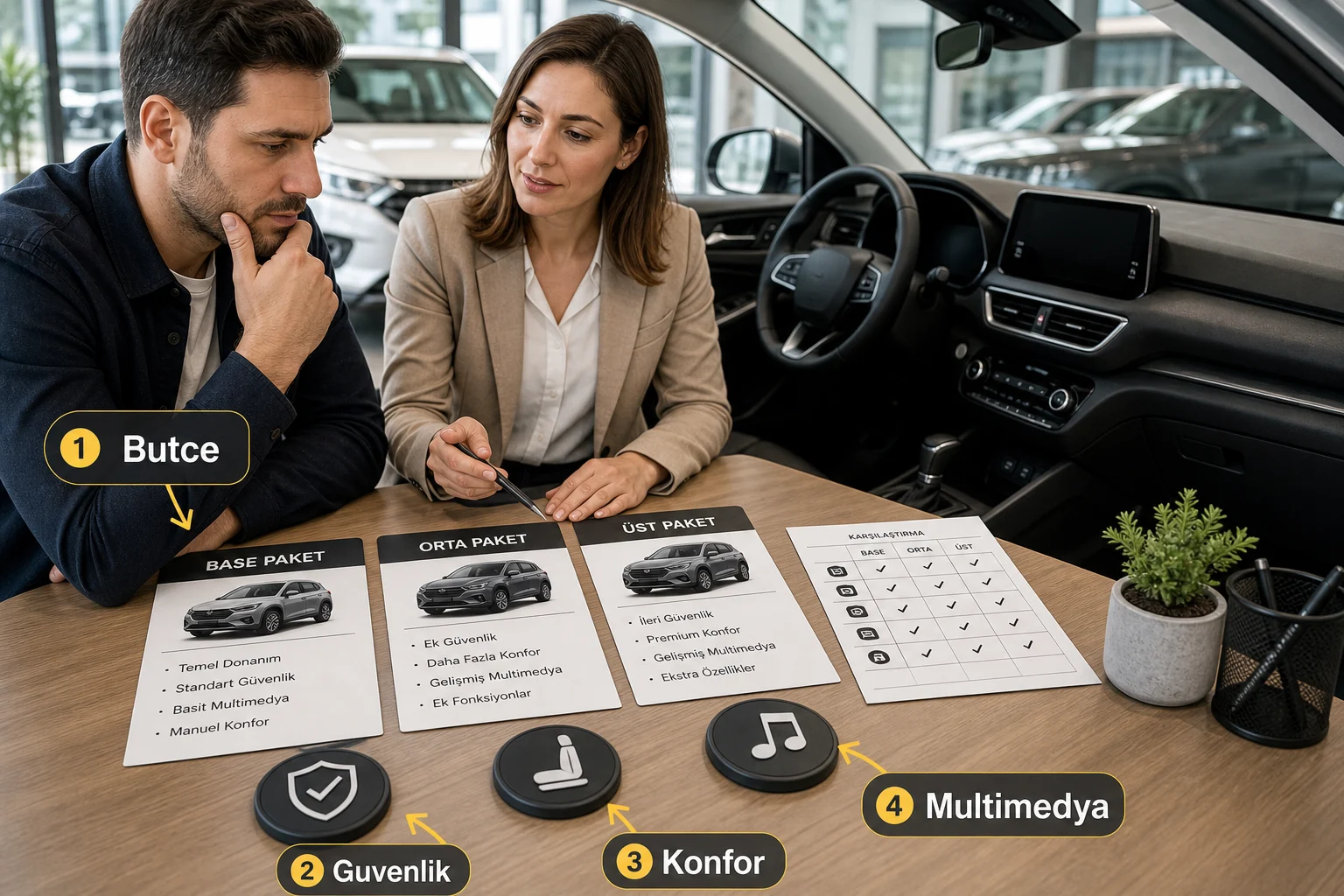 İnfografik: En boş paket alınır mı? - Hyundai Tucson Paket Sıralaması: Hangi Paket Alınmalı?