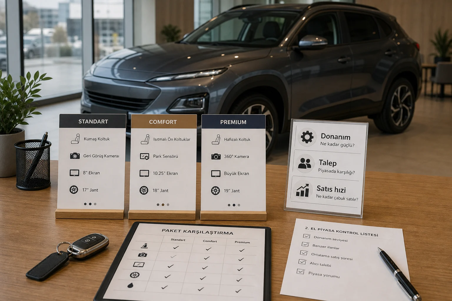 İnfografik: Üst paket ikinci elde daha avantajlı mı? - Hyundai Tucson Paket Sıralaması: Hangi Paket Alınmalı?