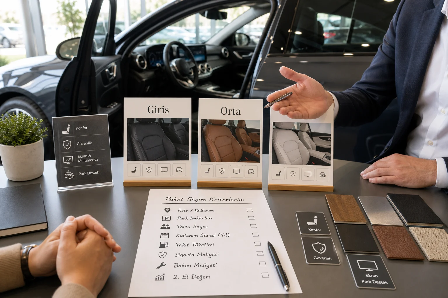 İnfografik: C Serisi paket sıralaması için ek kontrol listesi - Mercedes-Benz C Serisi Paket Sıralaması: Hangi Paket Alınmalı?