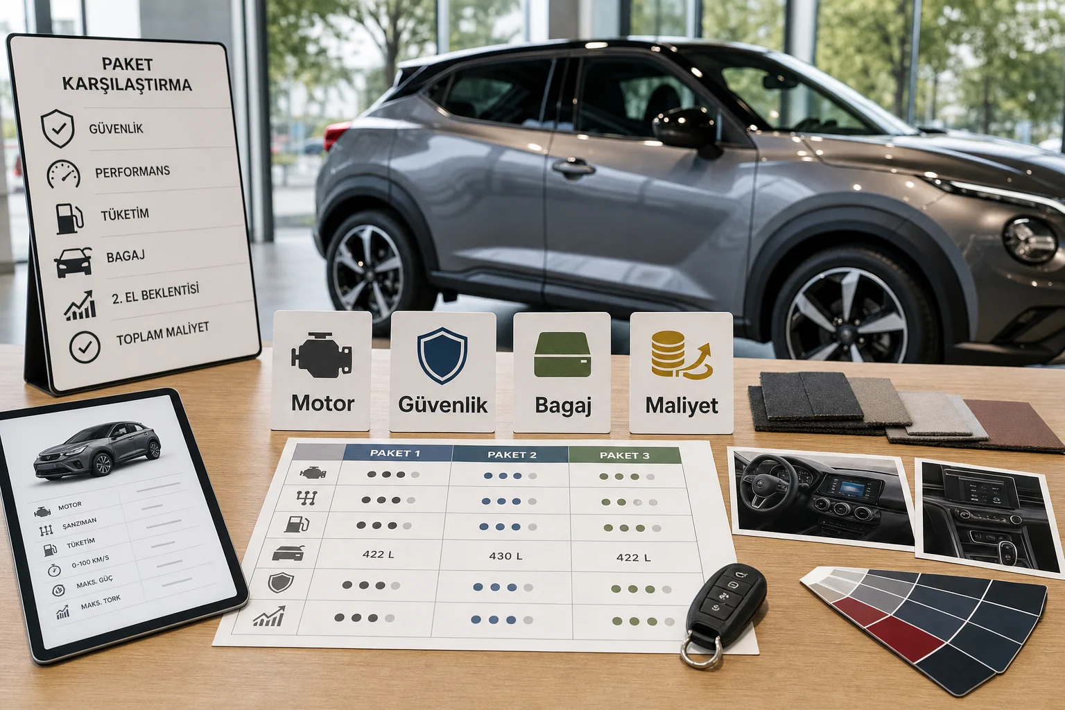 İnfografik: Nissan Juke teknik özellikler ve güvenlik donanımları - Nissan Juke Paket Sıralaması: Hangi Donanım Paketi Mantıklı?
