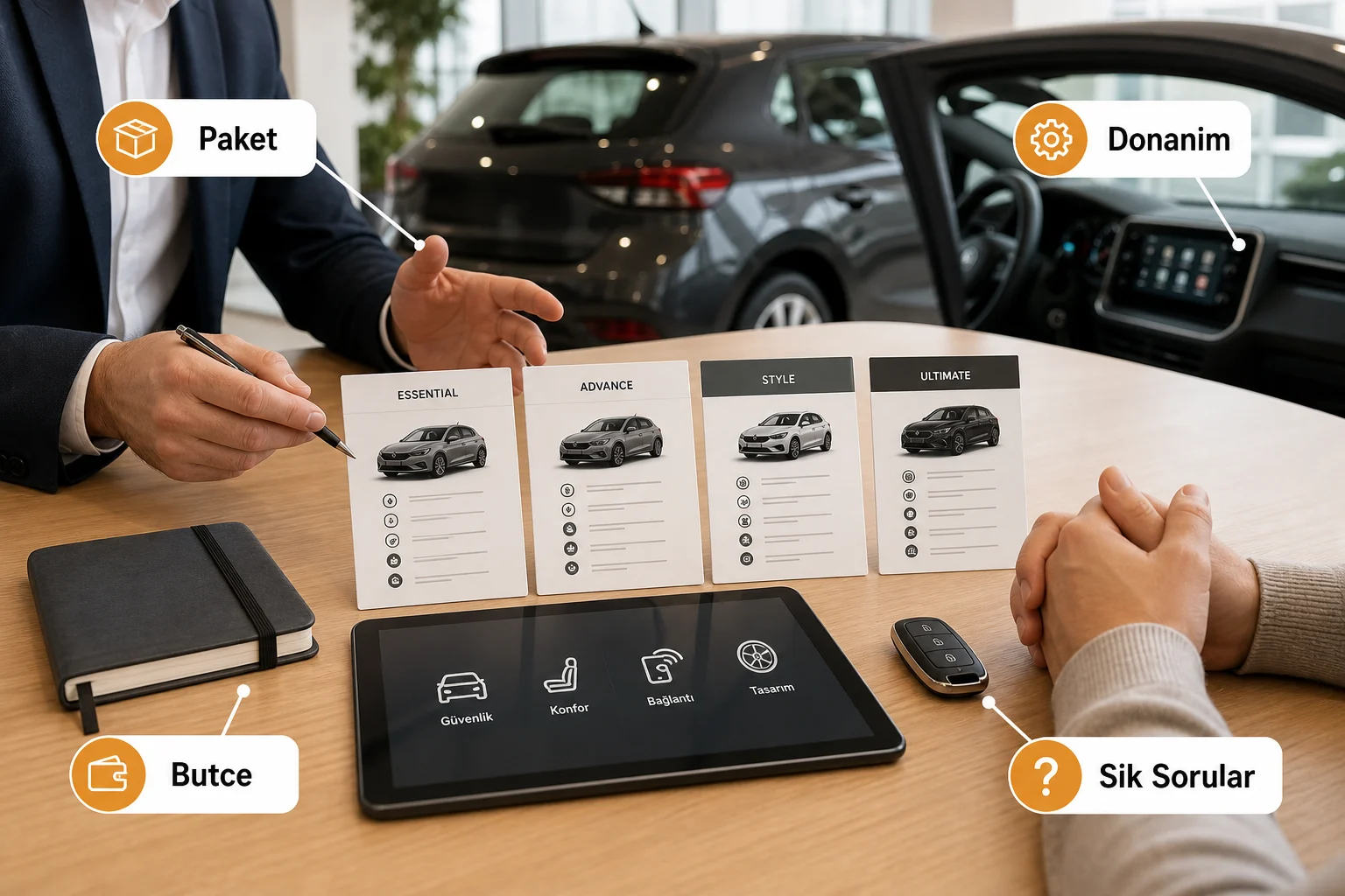 İnfografik: Opel Corsa paket sıralaması sık sorulan sorular - Opel Corsa Paket Sıralaması: Hangi Paket Alınmalı?