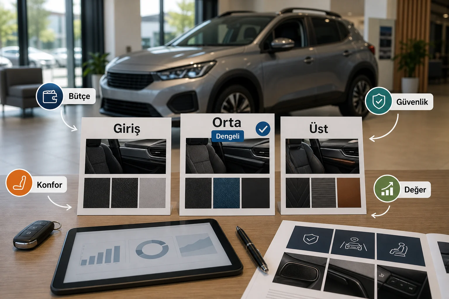 İnfografik: Peugeot 2008 paket sıralaması: kısa cevap ve en mantıklı seçim - Peugeot 2008 Paket Sıralaması: Hangi Paket Alınmalı?