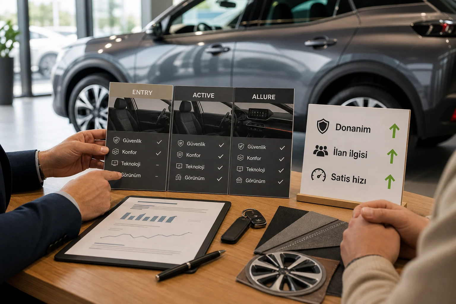 İnfografik: Üst paket ikinci elde daha avantajlı mı? - Peugeot 2008 Paket Sıralaması: Hangi Paket Alınmalı?