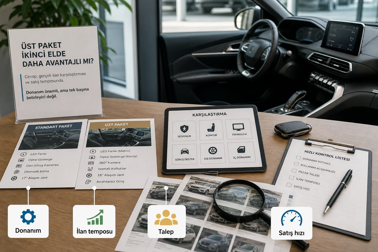 İnfografik: Üst paket ikinci elde daha avantajlı mı? - Peugeot 3008 Paket Sıralaması: Hangi Paket Alınmalı?