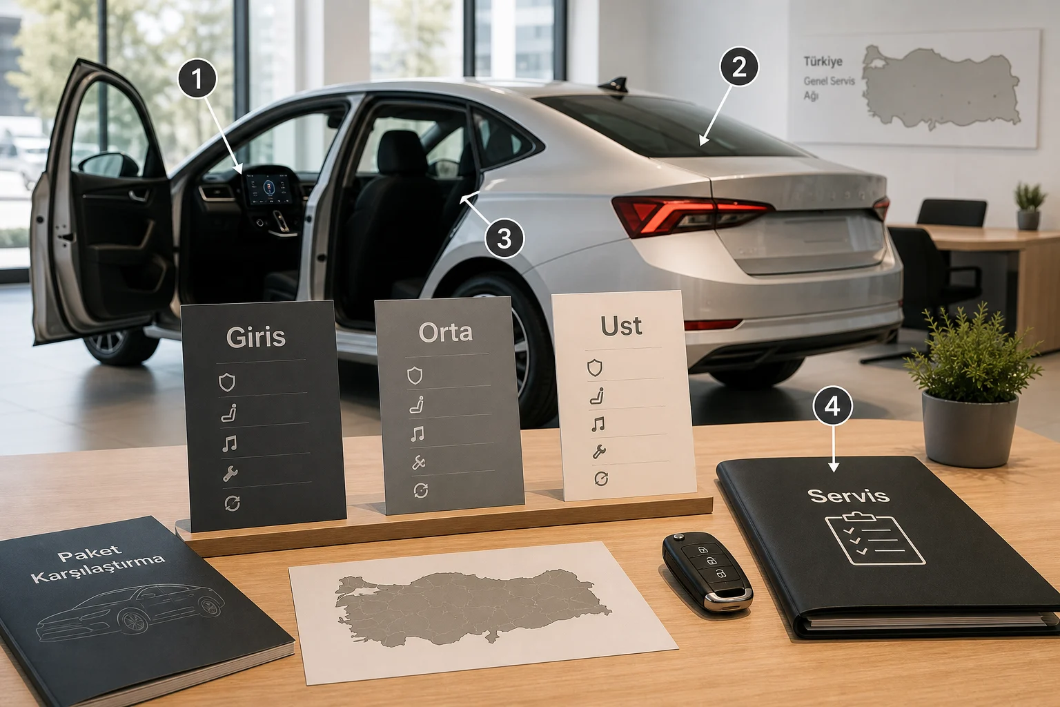 İnfografik: Skoda Octavia Türkiye pazarı, segmenti ve rakipleri - Skoda Octavia Paket Sıralaması: Hangi Paket Alınmalı?