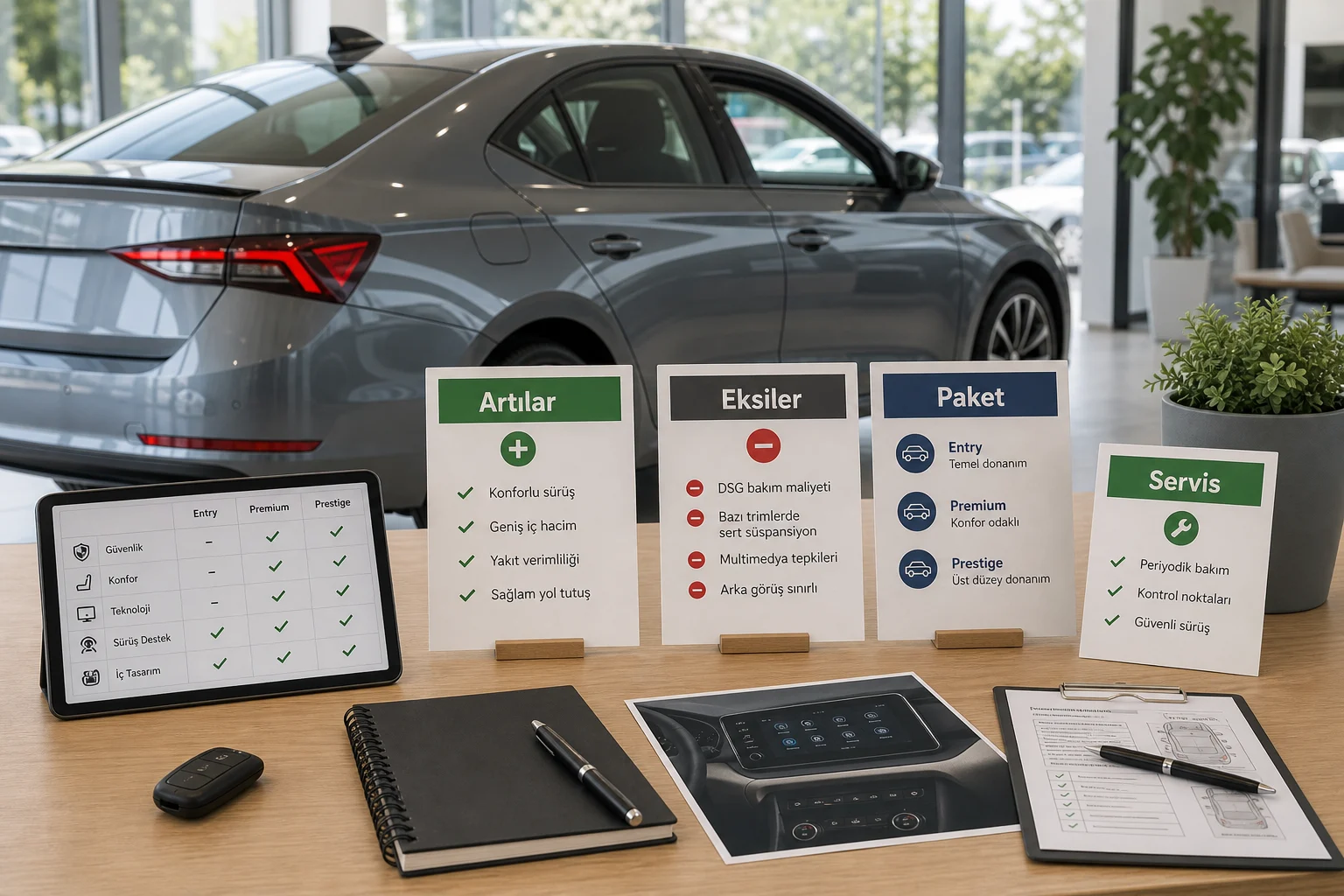 İnfografik: Skoda Octavia kronik sorunlar, artılar ve eksiler - Skoda Octavia Paket Sıralaması: Hangi Paket Alınmalı?
