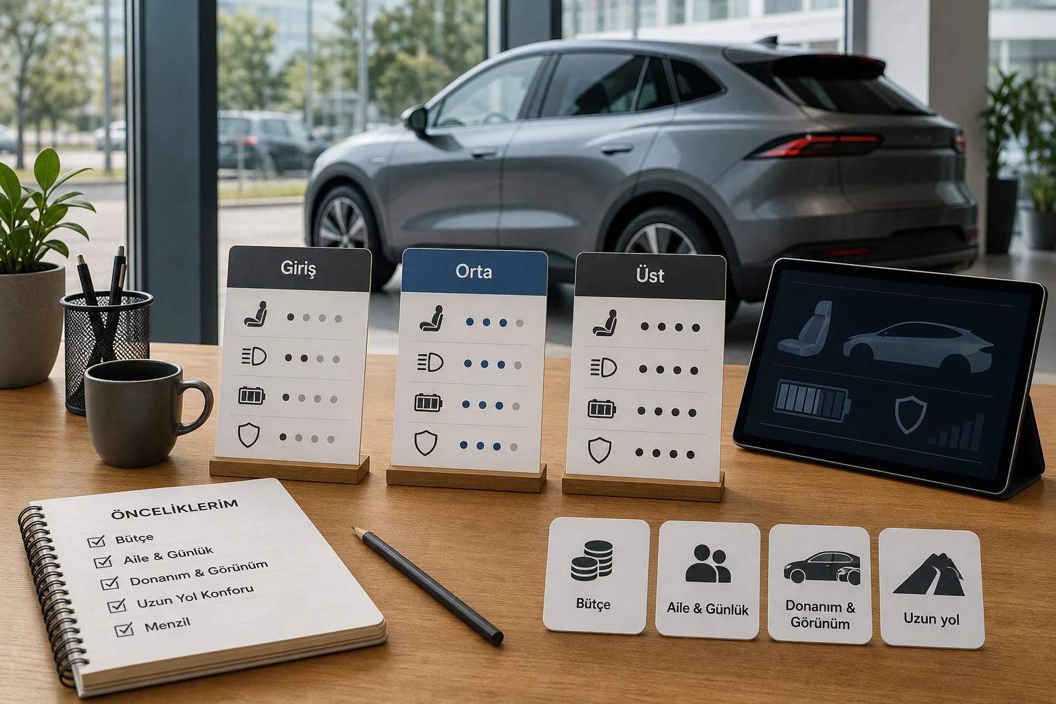 İnfografik: Tesla Model Y hangi paket kime uygun? karar matrisi - Tesla Model Y Paket Sıralaması: Hangi Donanım Paketi Mantıklı?