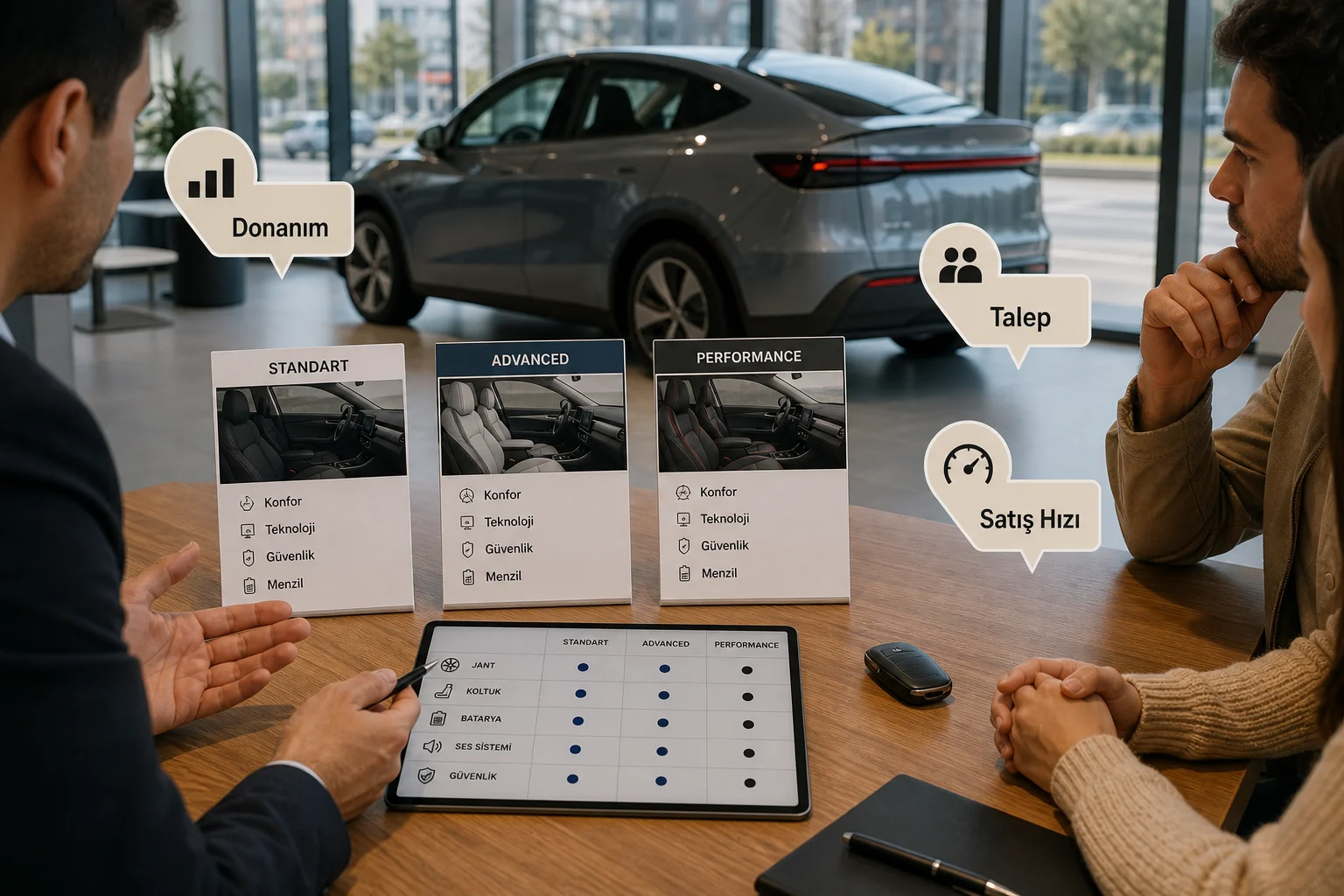 İnfografik: Üst paket ikinci elde daha avantajlı mı? - Tesla Model Y Paket Sıralaması: Hangi Donanım Paketi Mantıklı?