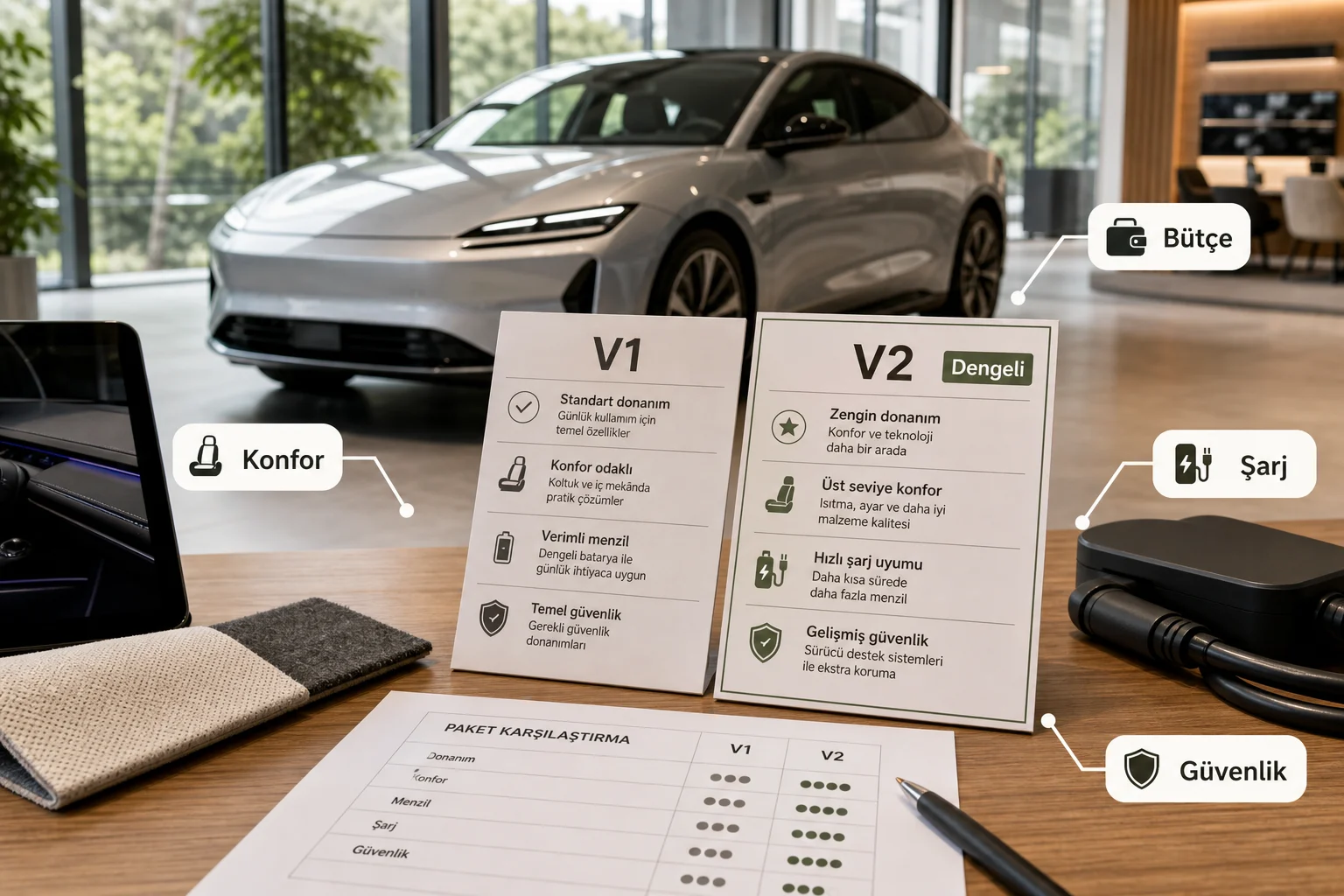 İnfografik: Togg T10F paket sıralaması: kısa cevap ve en mantıklı seçim - Togg T10F Paket Sıralaması: Hangi Donanım Paketi Mantıklı?