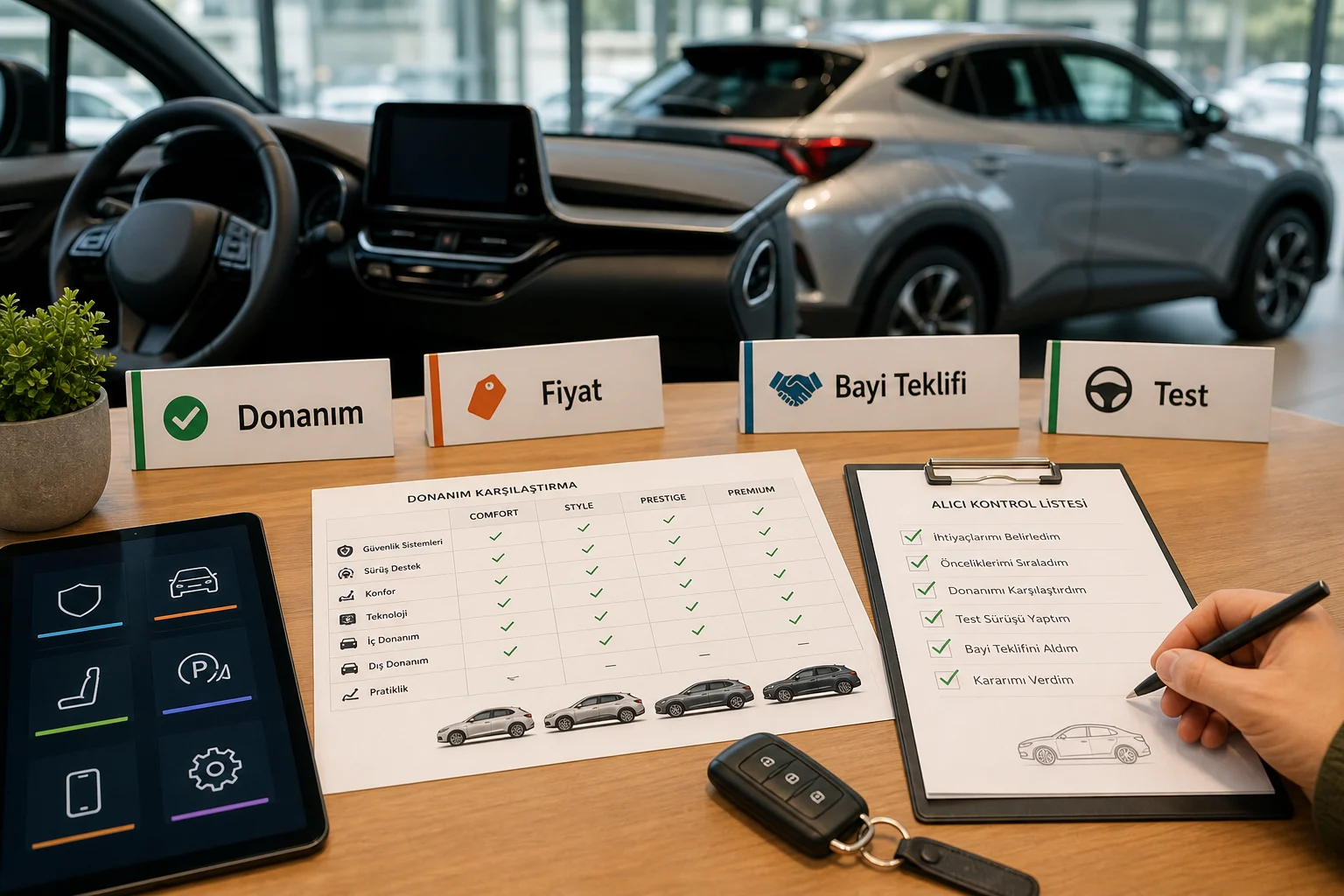 İnfografik: Toyota C-HR güncel donanım listesi kontrolü - Toyota C-HR Paket Sıralaması: Hangi Paket Alınmalı?