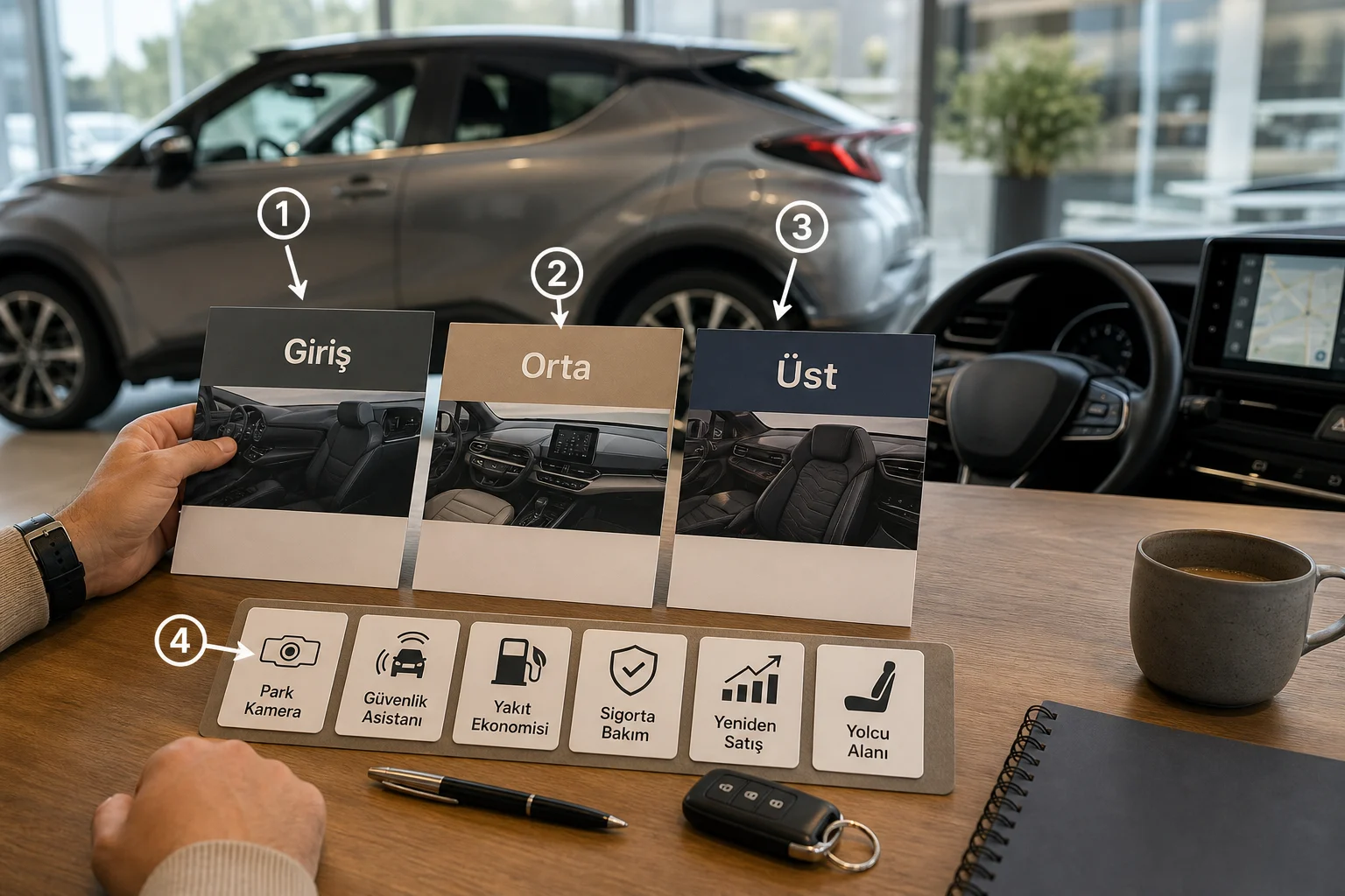 İnfografik: C-HR paket sıralaması için ek kontrol listesi - Toyota C-HR Paket Sıralaması: Hangi Paket Alınmalı?