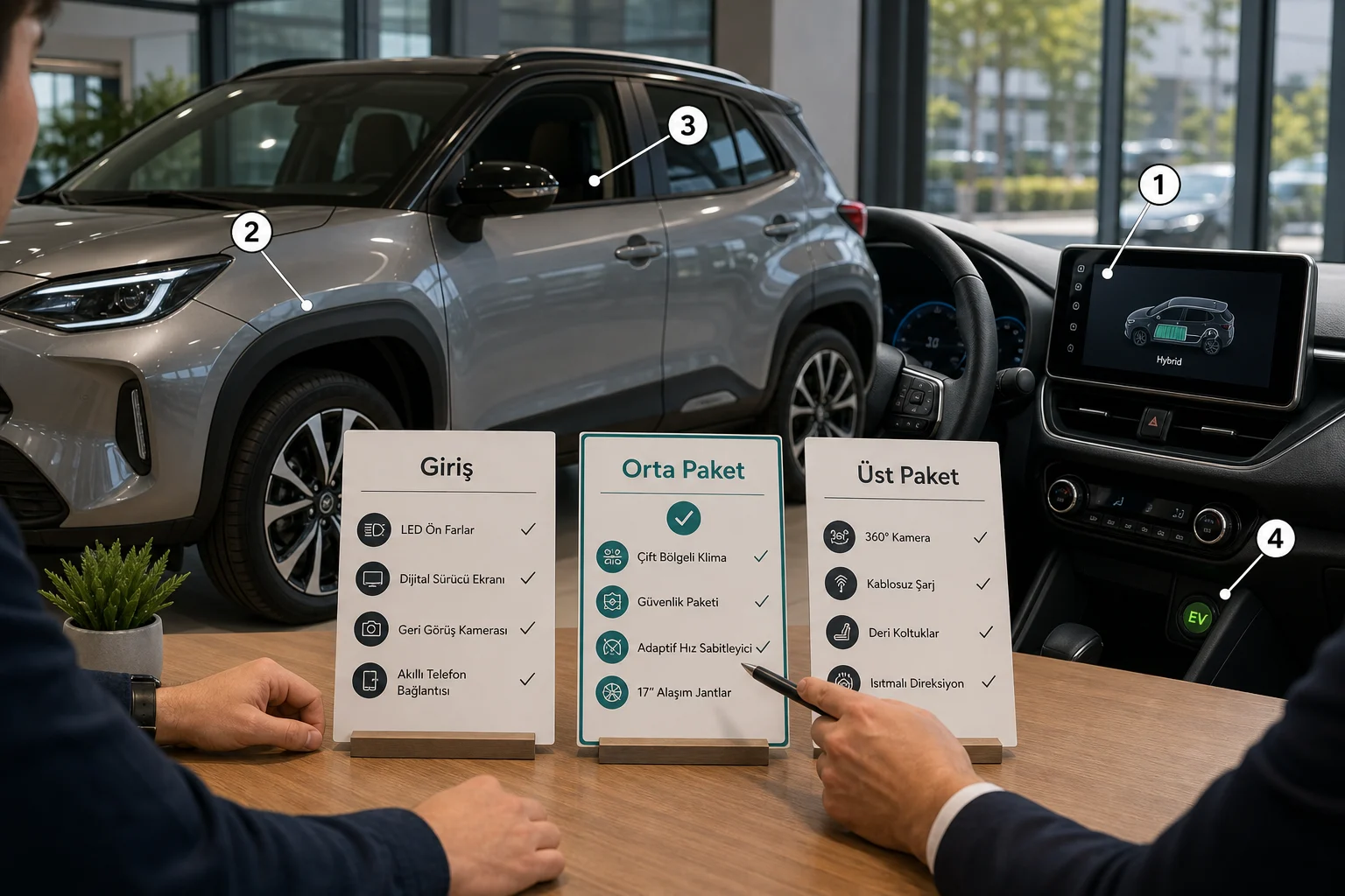 İnfografik: Yaris Cross için en mantıklı paket hangisi? - Toyota Yaris Cross Paket Sıralaması: Hangi Paket Alınmalı?