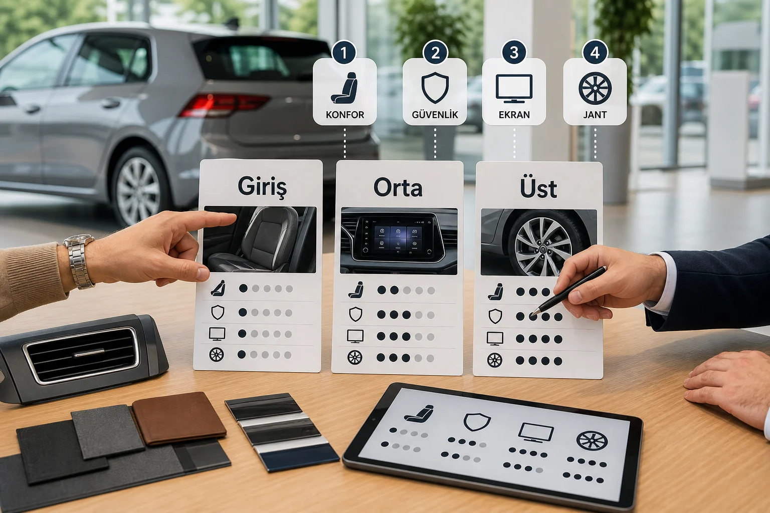 İnfografik: Volkswagen Golf paket sıralaması sık sorulan sorular - Volkswagen Golf Paket Sıralaması: Hangi Paket Alınmalı?