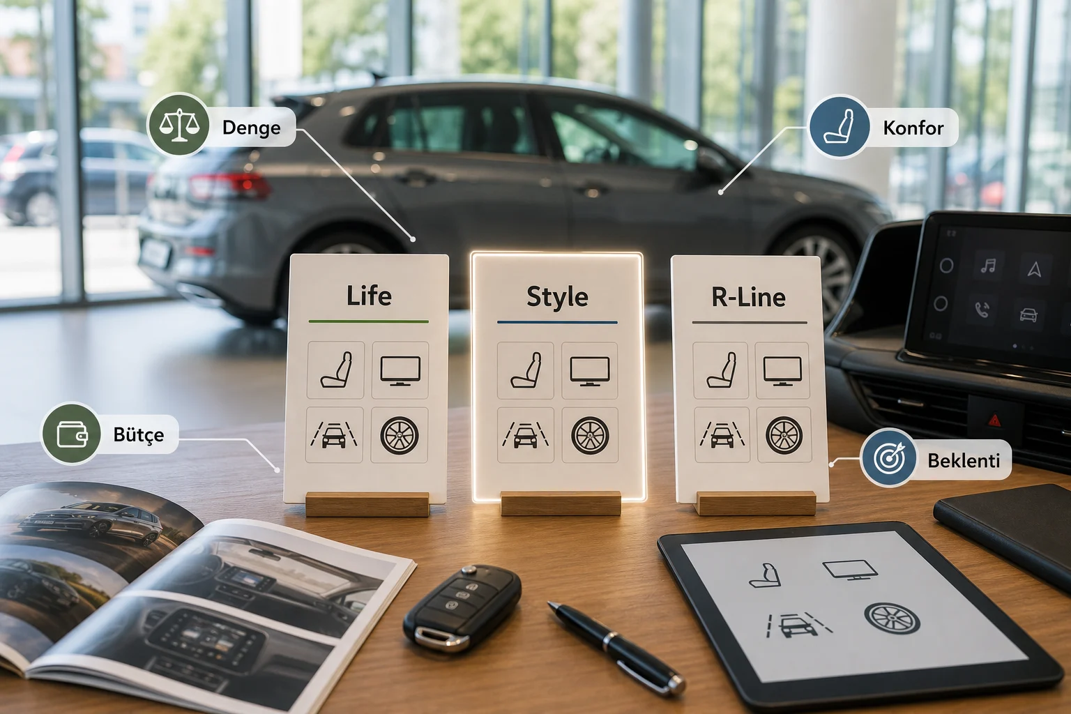 İnfografik: Golf için en mantıklı paket hangisi? - Volkswagen Golf Paket Sıralaması: Hangi Paket Alınmalı?