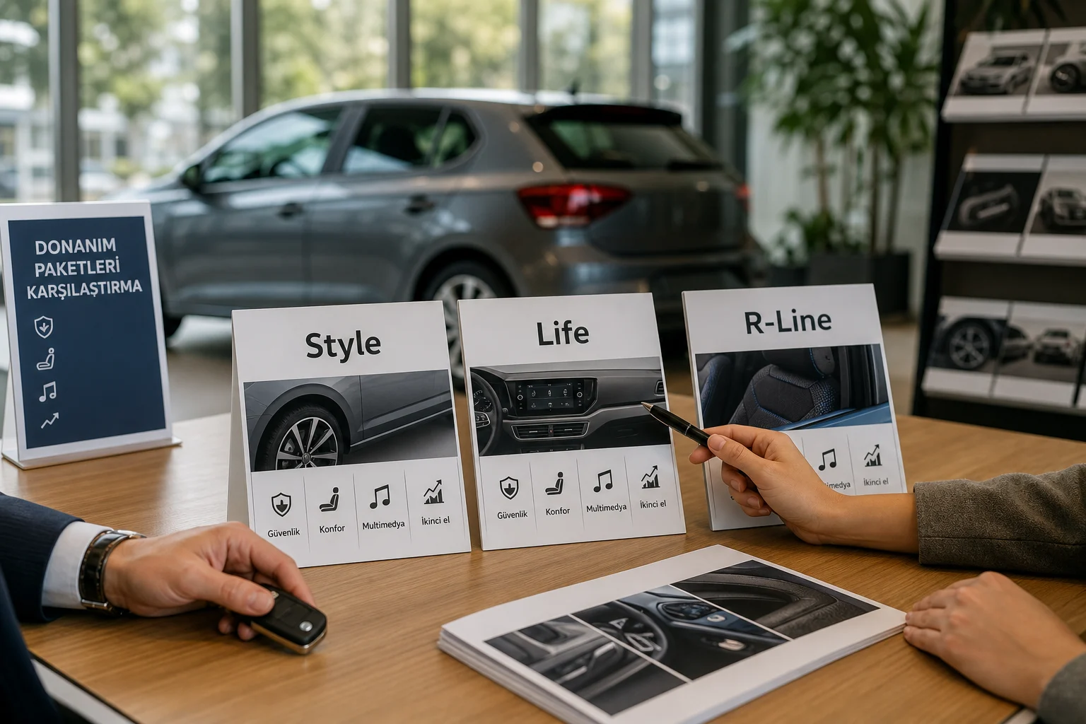 İnfografik: Volkswagen Polo donanım paketleri sıralama tablosu - Volkswagen Polo Paket Sıralaması: Hangi Paket Alınmalı?