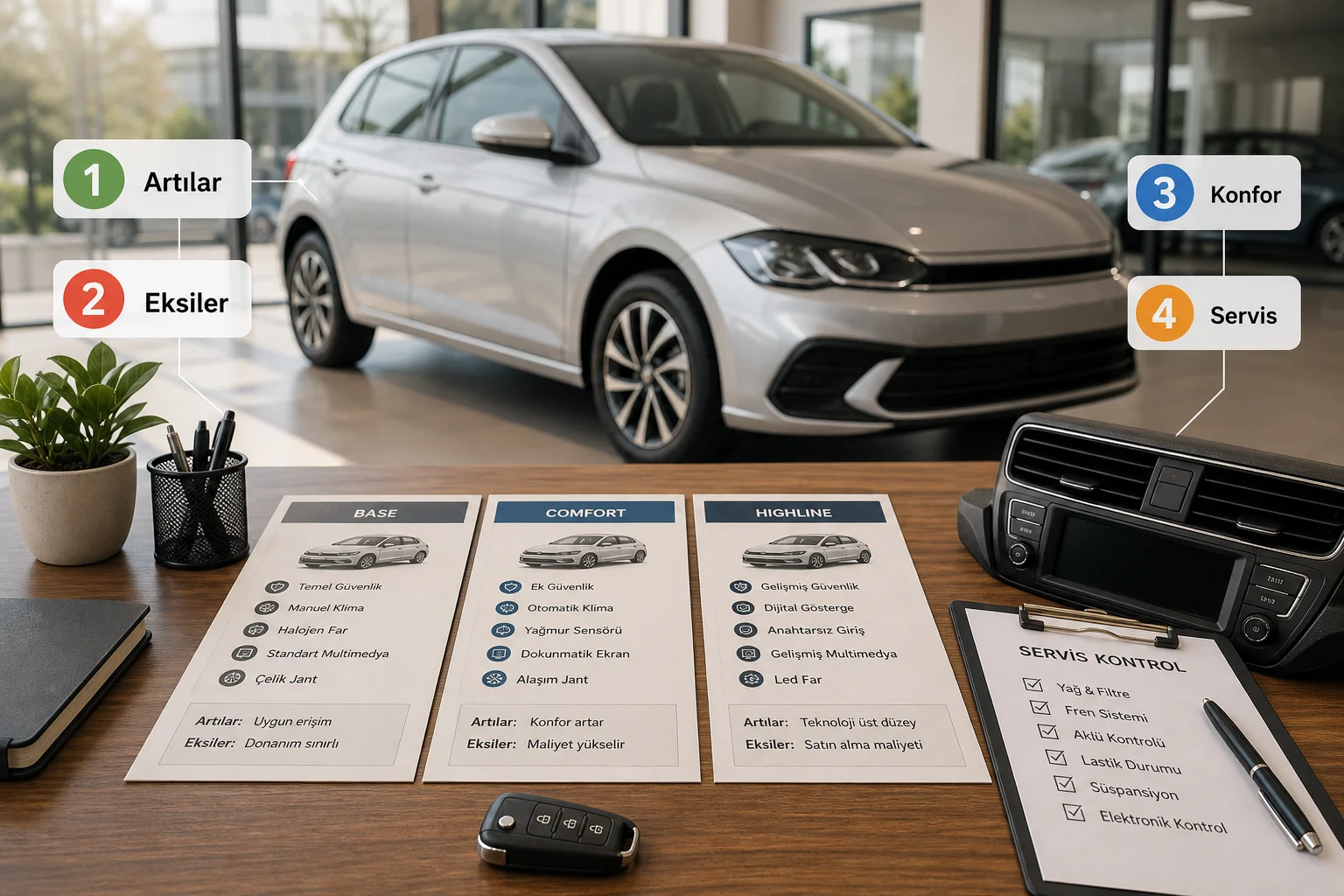 İnfografik: Volkswagen Polo kronik sorunlar, artılar ve eksiler - Volkswagen Polo Paket Sıralaması: Hangi Paket Alınmalı?