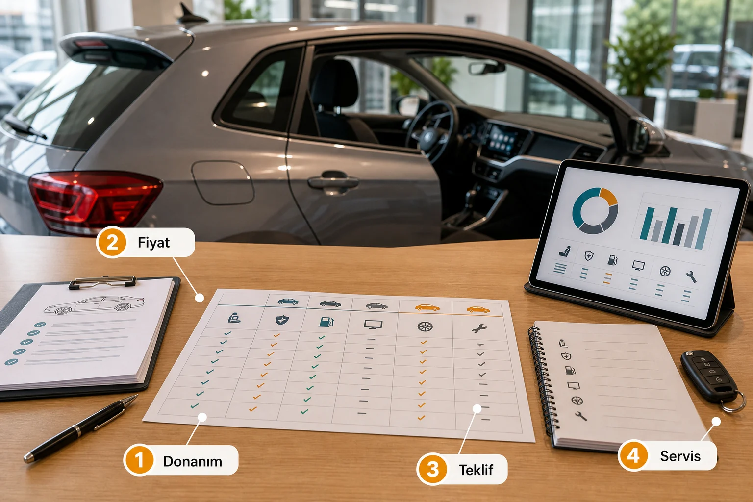 İnfografik: Volkswagen Polo güncel donanım listesi kontrolü - Volkswagen Polo Paket Sıralaması: Hangi Paket Alınmalı?