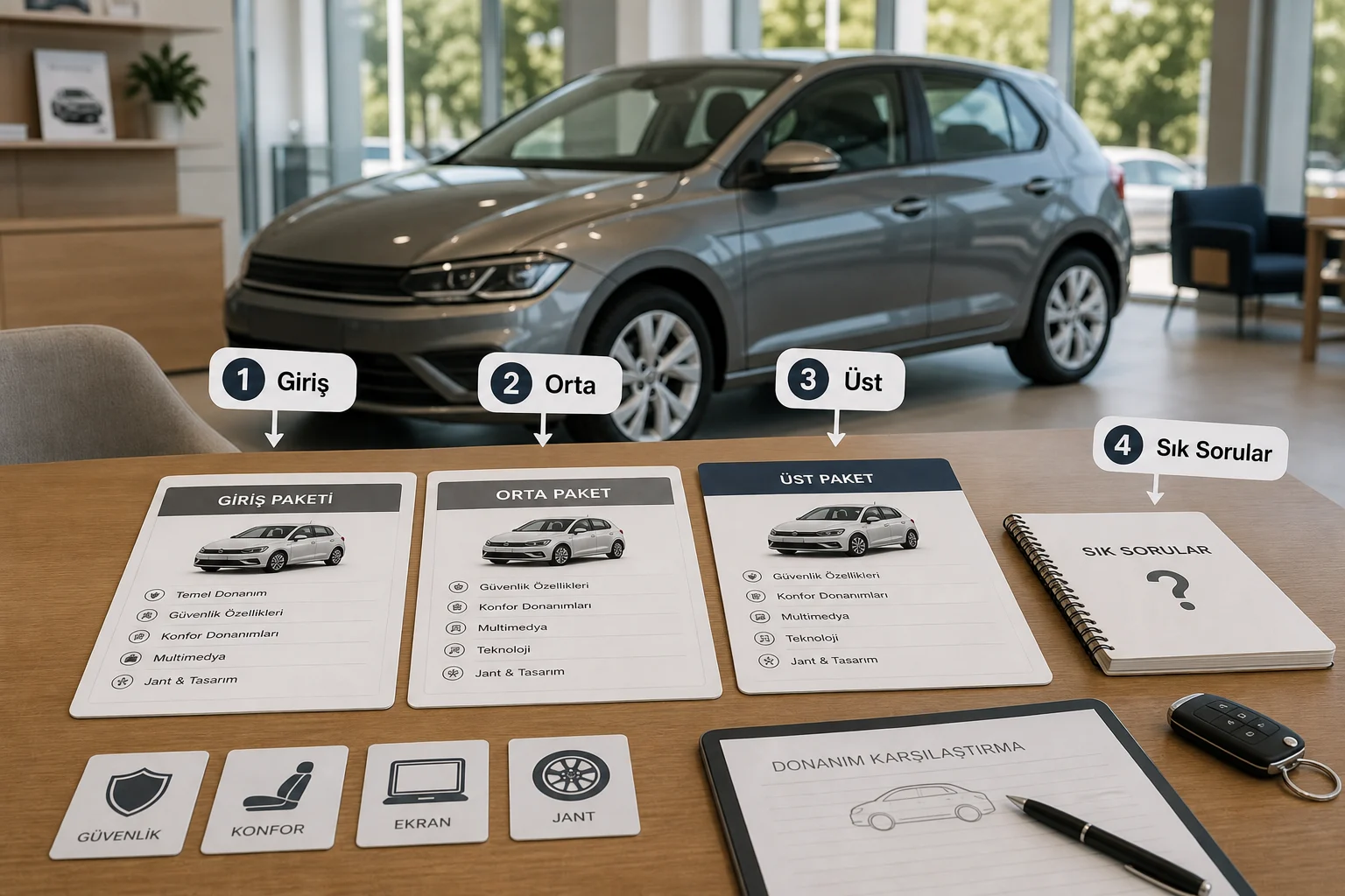 İnfografik: Volkswagen Polo paket sıralaması sık sorulan sorular - Volkswagen Polo Paket Sıralaması: Hangi Paket Alınmalı?