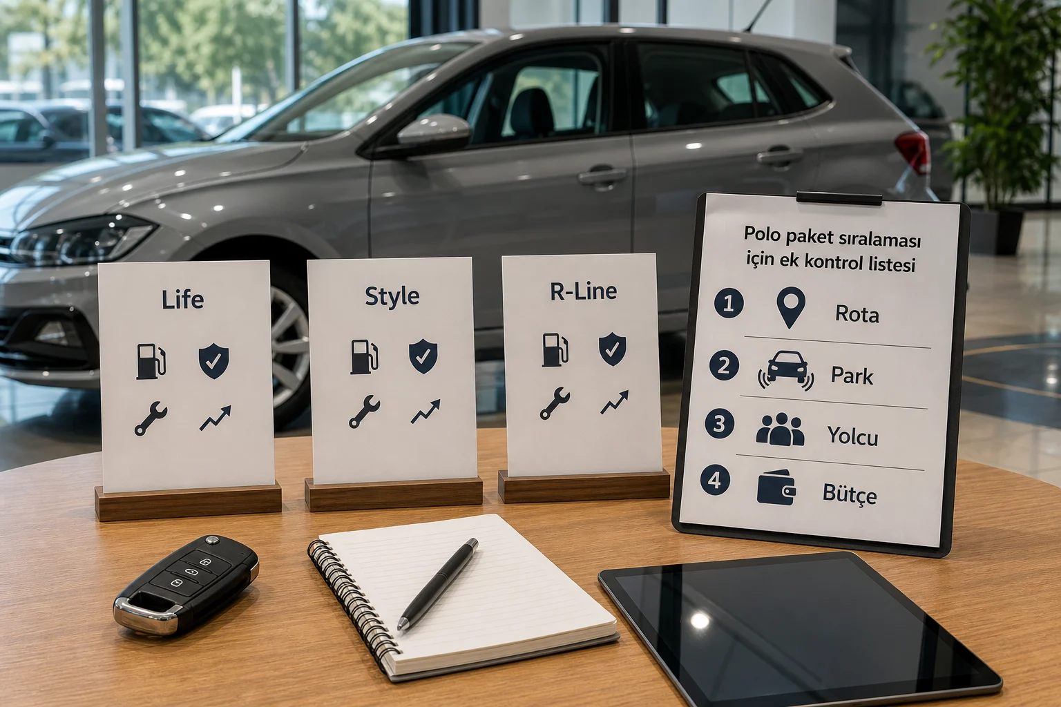 İnfografik: Polo paket sıralaması için ek kontrol listesi - Volkswagen Polo Paket Sıralaması: Hangi Paket Alınmalı?