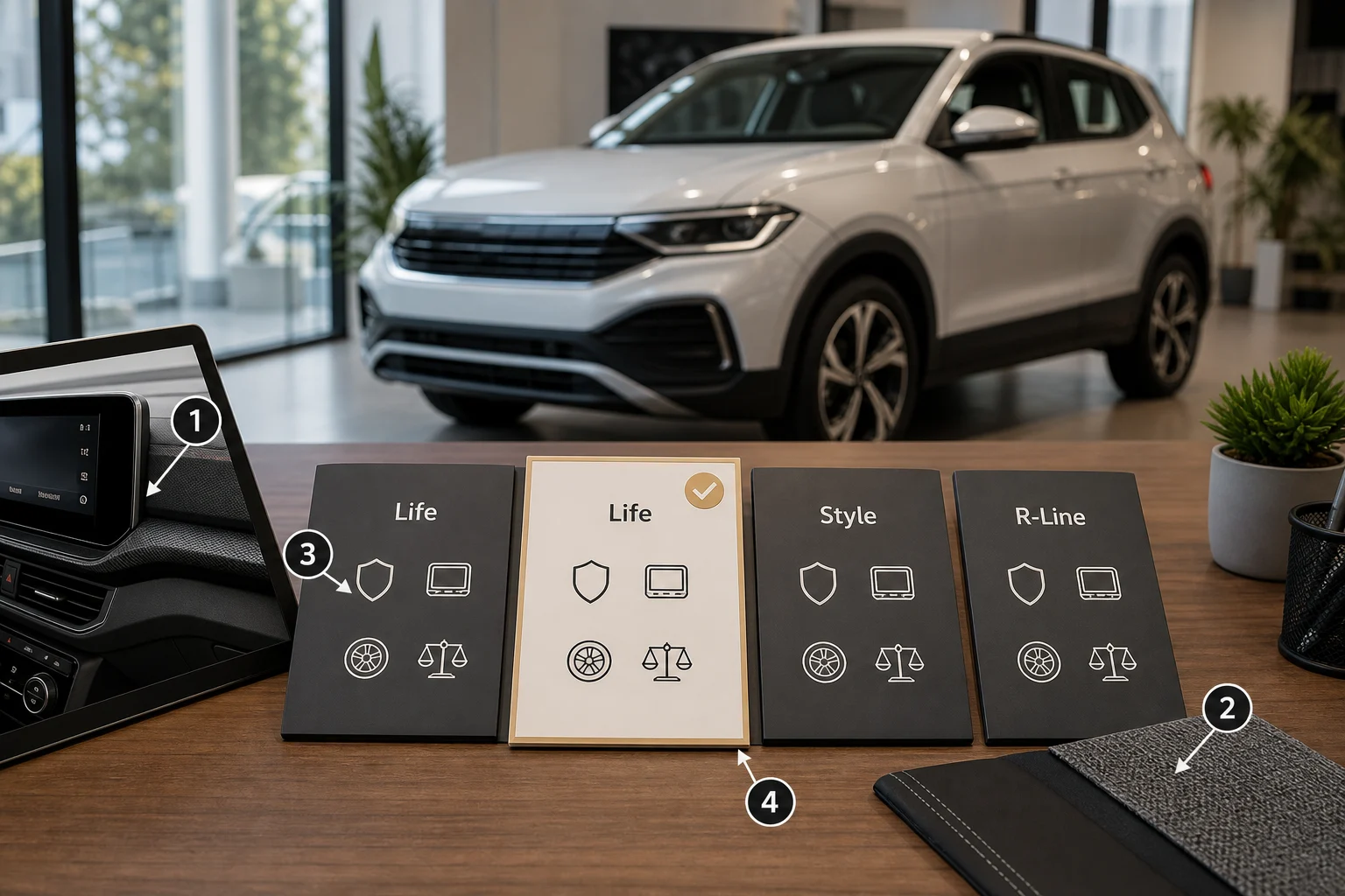 İnfografik: T-Roc için en mantıklı paket hangisi? - Volkswagen T-Roc Paket Sıralaması: Hangi Paket Alınmalı?