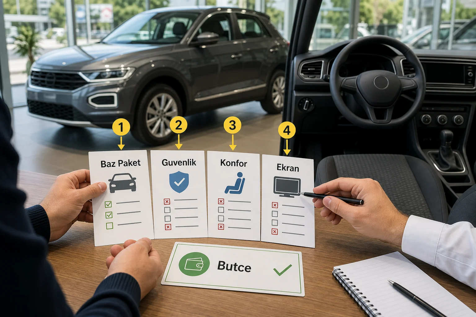 İnfografik: En boş paket alınır mı? - Volkswagen T-Roc Paket Sıralaması: Hangi Paket Alınmalı?