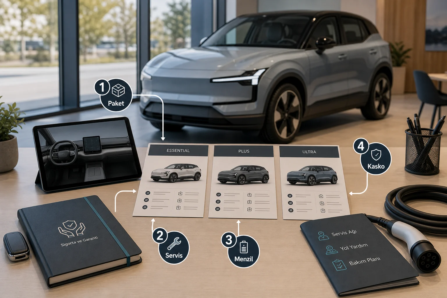 İnfografik: Volvo EX30 Türkiye pazarı, segmenti ve rakipleri - Volvo EX30 Paket Sıralaması: Hangi Paket Alınmalı?